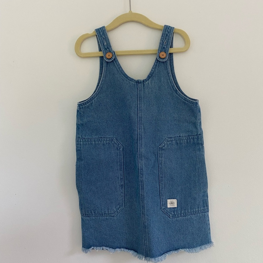 Art Class Blue Denim Overalls Casual Style